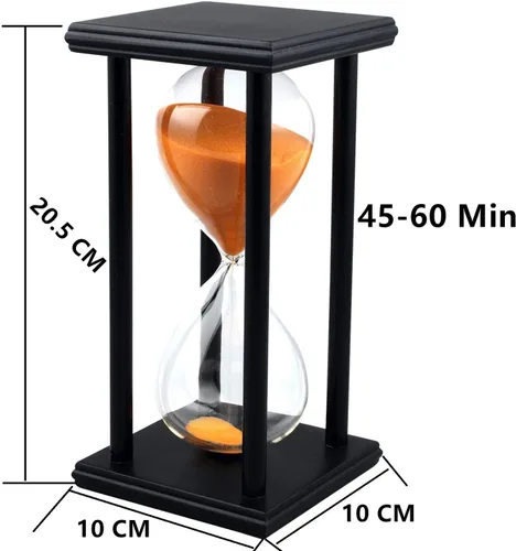 Miniatura 2 de Lodunsyr Reloj de Arena Temporizador de 30 Minutos para Decoración de Ornamentos Navidad Año Nuevo Cumpleaños Té Mesa de Café Estante de Libros
