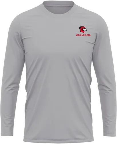 Miniatura 401 de Camisa deportiva de manga larga oficial de la NCAA Collegiate para hombre, con logotipo en el pecho izquierdo, colección Athletic Heather