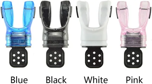 Miniatura 7 de Tookie Denpetec - Boquilla de buceo, boquilla de buceo, equipo práctico, mordida de silicona, moldeable, buceo, regulador con envoltura de corbata