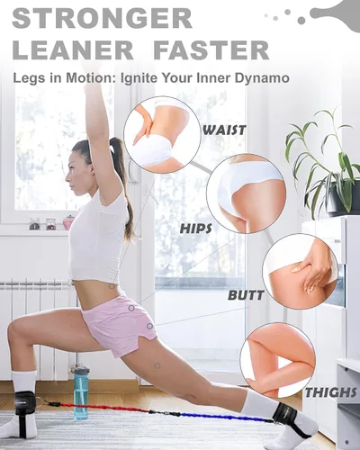 Miniatura 2 de MANUEKLEAR - Juego de bandas de resistencia para mujeres, equipo de entrenamiento de gimnasio con bandas de restricción de flujo sanguíneo
