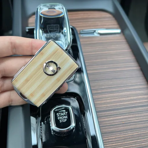 Miniatura 2 de Funda para llavero de automóvil compatible con Volvo XC90, XC60, XC40, S60, S90, V60, V90, Polestar 1, Polestar 2, funda de repuesto para llavero