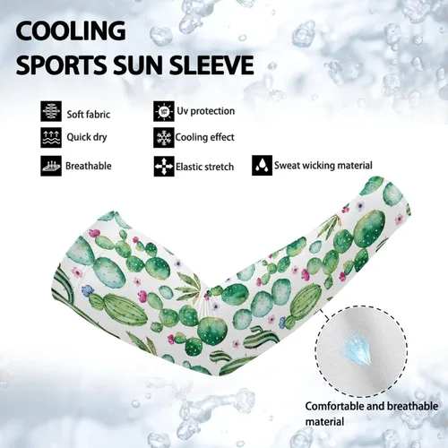 Miniatura 5 de AFPANQZ Funda protectora para brazos, protección UV, para deportes, para verano, al aire libre, ciclismo, golf