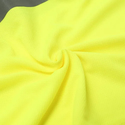 Miniatura 3 de L&M Playera de Seguridad Hi Vis Clase 3 Reflectante Negra, Manga Corta/Larga, Alta Visibilidad lima (Lime_l)