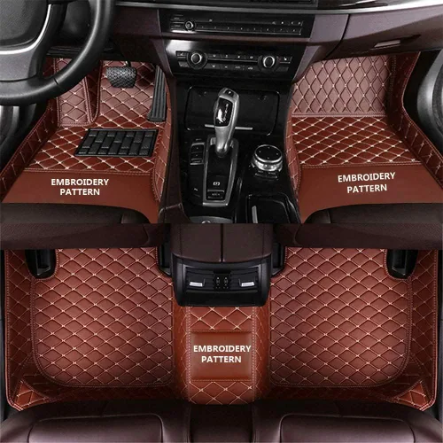 Miniatura 7 de Alfombrillas personalizadas para automóvil, sedán, SUV, automóvil, deportivo, antideslizantes, de lujo (beige)
