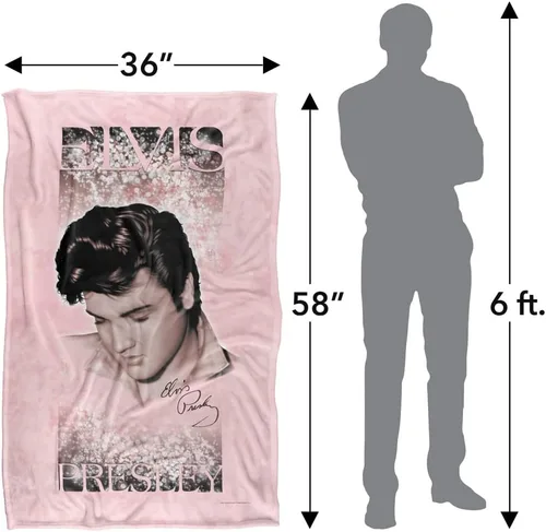 Miniatura 5 de Manta Elvis Presley Soft Lights Silky Touch Super Soft Lights, 36 x 58 pulgadas