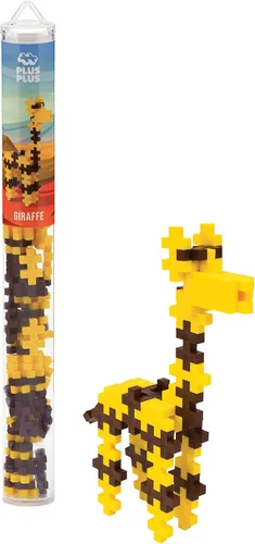 Miniatura 8 de Plus Plus Juego de bloques de construcción de figuras de animales 3D, 70 piezas de rompecabezas entrelazadas, divertidos juguetes de tallo