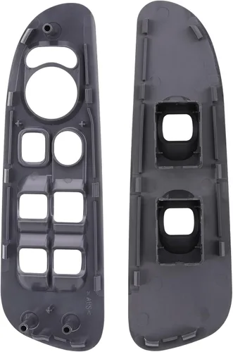 Miniatura 7 de Obaee Panel de control de ventana de puerta del conductor y del pasajero, bisel compatible con Dodge Ram 1500 2500 3500 2002-2009 borde del botón