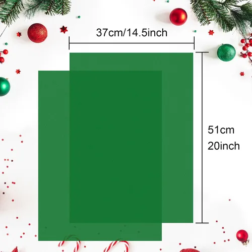Miniatura 2 de CHRORINE Papel de seda verde – 60 hojas para arte, envoltura de regalos, manualidades y decoración – Navidad, cumpleaños, fiesta de vacaciones