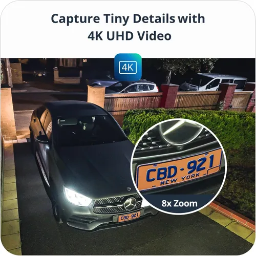 Miniatura 3 de Cámaras de seguridad 4K inalámbricas para exteriores/interiores, cámaras con batería para seguridad del hogar, sin tarifas mensuales, almacenamiento
