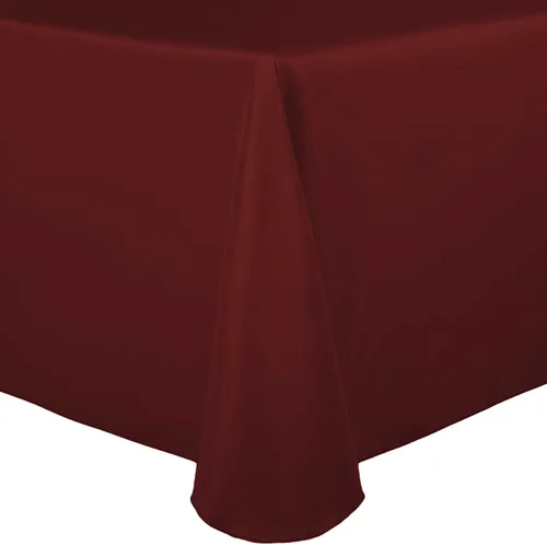 Miniatura 9 de ULTIMATE TEXTILE Mantel ovalado de lino de poliéster de 52 x 70 pulgadas, color jade