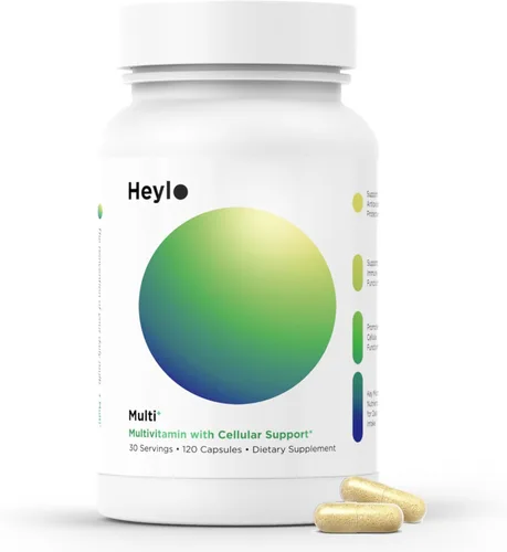 Heylo Multi+ Suplemento multivitamínico avanzado – Aumenta la energía, mejora el apoyo inmunológico, proporciona protección antioxidante, promueve