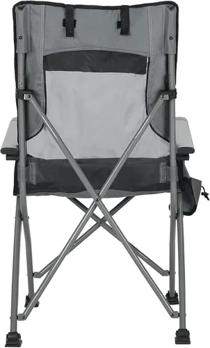 Miniatura 12 de TIMBER RIDGE Silla plegable de campamento para adultos, sillas plegables de aluminio con respaldo alto con organizador de tazas y reposacabezas