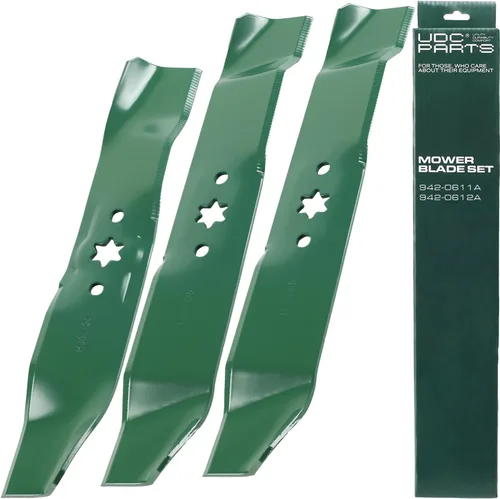 Miniatura 21 de UDC Parts GY20852 Hojas de corte de 48 pulgadas para John Deere D140 E140 S140 Z355E GX21784 GX21786 S170 E170 LA130 LA145 D160 S160 E160 E150 D155