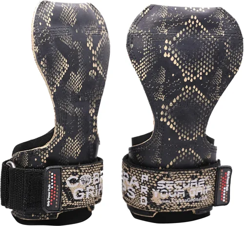 Miniatura 22 de Cobra Grips Weight Lifting Gloves with Adjustable Neoprene Padded Wrist Wraps - Heavy Duty Alternative to Power Lifting Hooks for Deadlifts