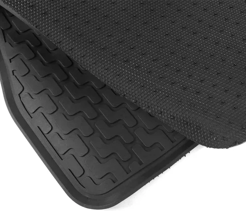 Miniatura 7 de IKON MOTORSPORTS - Alfombrillas compatibles con Honda Civic Sedán 2006-2011, goma de látex para todas las estaciones, interiores resistentes, juego