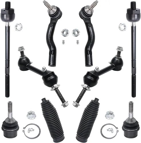 Miniatura 110 de Detroit Axle – Kit de suspensión delantera para Hyundai 2013-2018 Santa Fe 2 enlaces de barra de estabilizador 4 varillas de amarre interiores