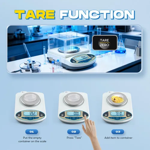 Miniatura 5 de CGOLDENWALL Báscula de laboratorio de alta precisión Balanza electrónica analítica digital Báscula de precisión de laboratorio Báscula de joyería