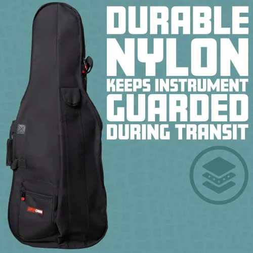 Miniatura 5 de Gator Cases - Bolsa de viaje para orquesta y banda ligera para 1/2 contrabajo vertical; (GBO-BASS12)