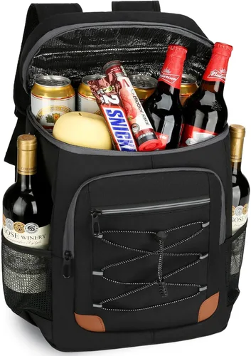 Mochila térmica aislada a prueba de fugas, ligera y suave, para hombres y mujeres, impermeable, para playa, almuerzo, campamento, senderismo,