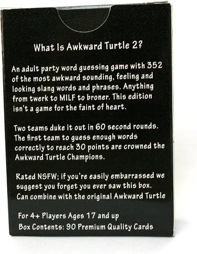 Miniatura 2 de da Vinci's Room Tortuga torpe 2 - El juego de cartas de palabras para adultos Edición NSFW