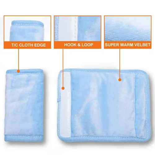 Miniatura 5 de COOLBEBE Almohadillas para Correas de Asiento de Automóvil para Bebés y Niños, Fundas de Cinturón de Seguridad Súper Suaves para Todos los Asientos
