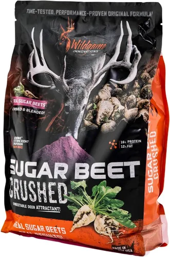 Miniatura 3 de Wildgame Innovations Cebo para Ciervos de Azucarera de Remolacha Triturada Efectivo Alimento para Ciervos Ultra-Concentrado y Lleno de Nutrientes