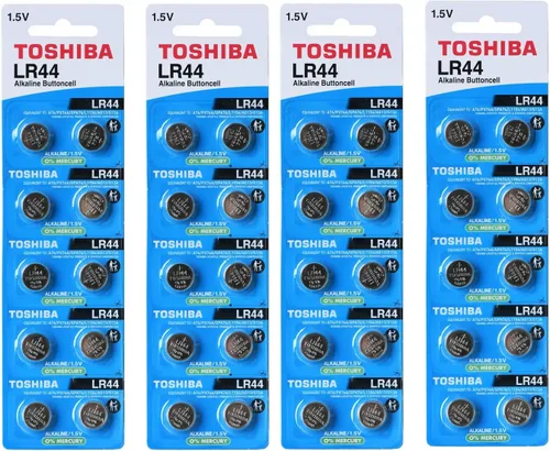 Miniatura 4 de Toshiba Baterías alcalinas LR44 AG13 de 1,5 voltios, 10