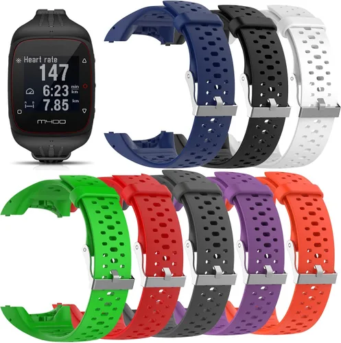 Miniatura 8 de Correa de repuesto compatible con Polar M430/M400 GPS Smart Sports Watch Pulsera de silicona suave