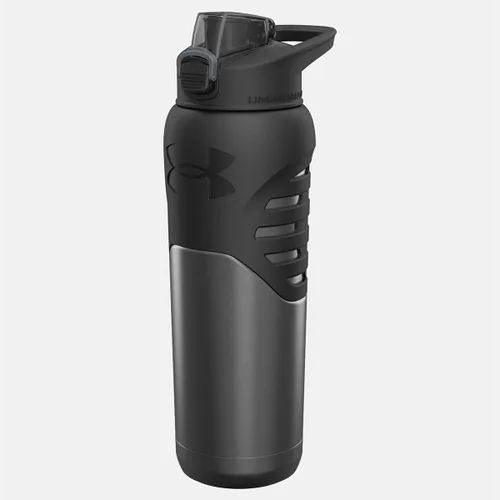 Miniatura 11 de Under Armour 24Oz Stainless Steel Water Bottle, Insulated, Carabiner Easy Carry Hook, Leak Proof, Kids & Adults, All Sports, Gym Azul brisa/Negro
