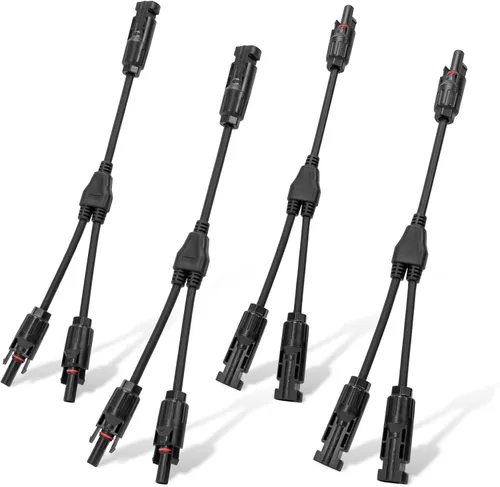 Miniatura 9 de ECO-WORTHY Conectores solares Y rama paralela PV adaptador cable cable enchufe kit de herramientas para panel solar (M/FF+F/MM)