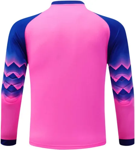 Miniatura 32 de TiaoBug Kids Boys Gladiator Goalkeeper Jersey Padded Goalie Shirt Soccer Jersey Sports Team Training Uniforms