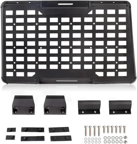 Miniatura 7 de Kit de panel lateral MOLLE para ventana trasera con almacenamiento, decoración protectora para la ventana trasera para Jeep Wrangler 2018-2025 JL