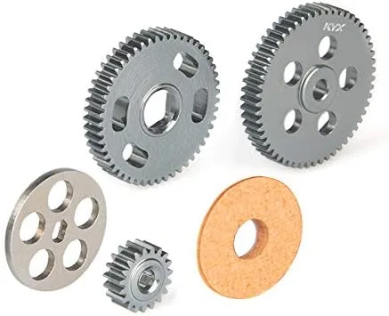 Miniatura 6 de KYX Carreras de transmisión piñón latón engranaje 11T actualizaciones Accesorios para 1/24 RC Crawler coche Axial SCX24 cerrojo JLU C10 B-17 (piñón)
