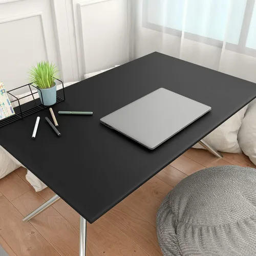 Miniatura 3 de Decotalk Papel tapiz de 30 x 400 pulgadas, tipo despegar y pegar, negro, adhesivo, para dormitorio, armario o cajones, se puede retirar, autoadhesivo