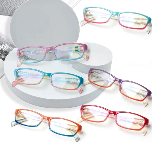 Miniatura 4 de Kerecsen - Lentes para computadora y lectura, para mujer, con bloqueo de luz azul, diseño moderno con estampados, ideales para lectura y uso diario