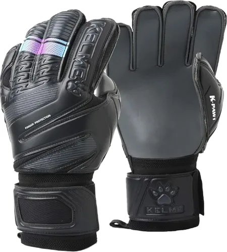 KELME Guantes de portero para niños y adultos, palmas de látex resistentes a la abrasión con tecnología de agarre mejorada, guantes de portero con