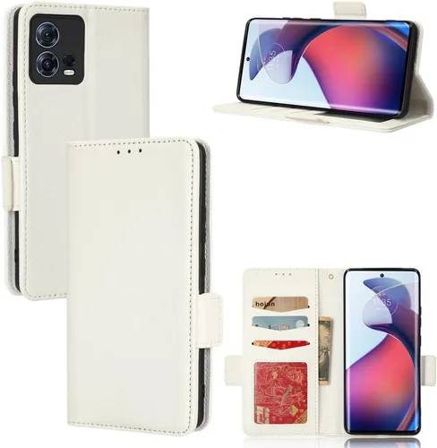 Miniatura 233 de Funda de piel sintética compatible con Motorola Moto E22 4G, funda de piel sintética compatible con Motorola Moto E22i 4G, color negro