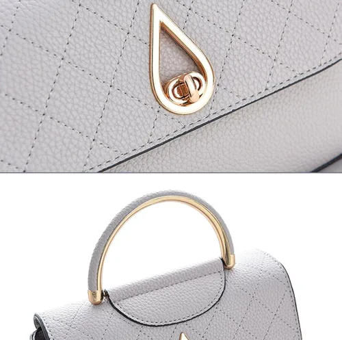 Miniatura 4 de Covelin Bolso bandolera pequeño de cuero para mujer