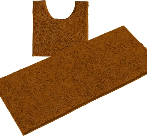 Miniatura 14 de LuxUrux Juego de 2 tapetes de baño de felpa extrasuave, material de microfibra de felpilla de 1 pulgada, color verde súper absorbente