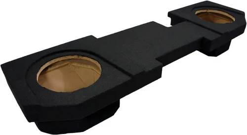 American Sound Connection ASC Compatible con 2002-2018 Dodge Ram Quad/Crew Cab Truck DTB-2X10-QUAD-UP Caja de Subwoofer Dual de 10"