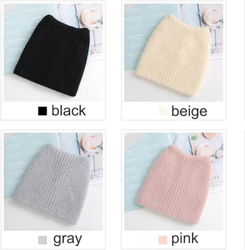 Miniatura 4 de Gorro de punto de lana con orejas de gato lindo para mujer gorro térmico de doble capa