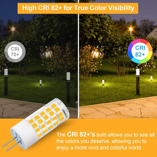 Miniatura 6 de Bombillas LED G4 AC/DC12V 4W (equivalente a halógeno de 40 W 30 W) blanco cálido 3000 K 400 LM, bombilla base G4 JC T3 bi-pin para iluminación