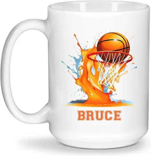 Miniatura 12 de Tazas personalizadas de gran fútbol americano, Personalizado elegir nombre taza de café de fútbol americano, Taza de té de fútbol personalizado