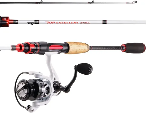 Miniatura 2 de Sougayilang Combo giratorio, caña de pescar mediana pesada y carrete giratorio de 2000, caña de pescar y carrete Commbo para aparejos de pesca