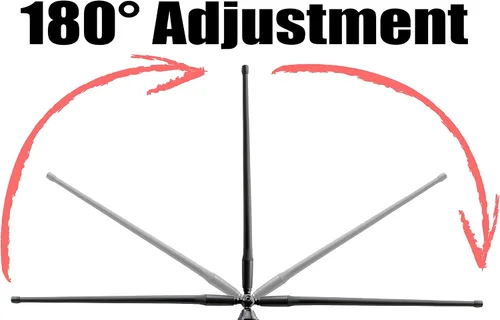 Miniatura 2 de Marine Black AM-FM - Kit de antena de goma de 15 pulgadas para ATV, barco, cámper, Go Kart, autocaravana, pontón, RV, velero, tractor, remolque