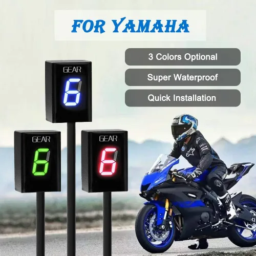 Miniatura 2 de Indicador de engranajes de motocicleta para Yamaha YZF-R1 R6/Fzh150 Fzn150 Xt660 Fz-16 FZ-S Fz1 Xvs950A Midnight Star Fz8 Fz6r Xv1900a 6 velocidades