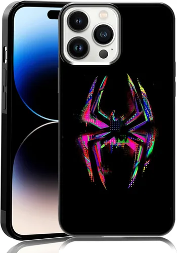 Miniatura 28 de Morales Punk Gwen - Funda protectora para iPhone 11 Pro, Spiderverse negro TPU a prueba de golpes, funda protectora para iPhone, linda funda