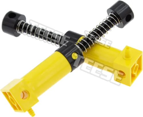 Miniatura 3 de TEESE 21 piezas neumáticas compatibles con piezas técnicas, varilla de presión de pistón, bomba de aire, cilindro de manguera, MOC piezas