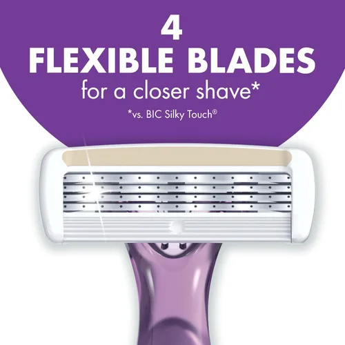 Miniatura 9 de BIC Soleil 4 Escape - Maquinillas de afeitar desechables para mujer con 4 cuchillas, afeitado cómodo, mango perfumado lavanda y eucalipto
