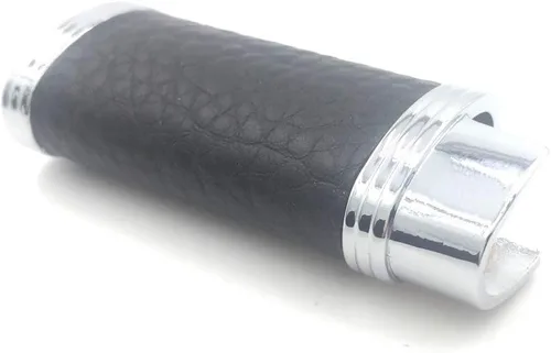 Miniatura 8 de Funda de cuero de metal para encendedor BIC Mini J5 Negro